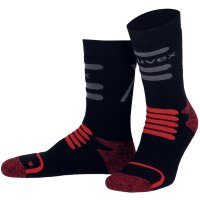 uvex Chaussette Thermal, taille 39-42, noir / rouge
