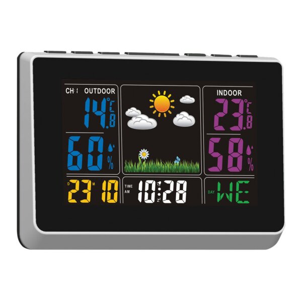 NORDIC Q Weather Station Wireless RS8738LE5B color display outdoor sensor