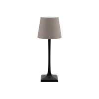 SECURIT Tischleuchte MILANO LP-MI-BL-TP grau, Akku, dimmbar