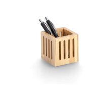 ZELLER Porte stylo 15201 bambus 8x8x8cm