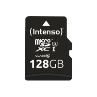 INTENSO Micro SDXC Card PRO 128GB 3433491 with adapter,...