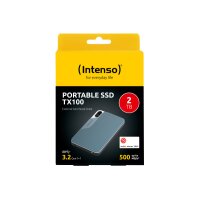 INTENSO External SSD TX100 2TB 3826470 USB 3.2, grey-blue