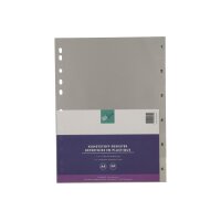 BÜROLINE Répertoires PP A4 40934 gris 1-6