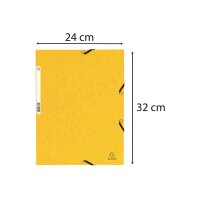 EXACOMPTA Gummibandmappe A4+ 55309E gelb manila