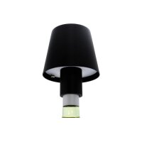 SECURIT Flaschenleuchte PARIS LP-PA-BL schwarz, Akku, dimmbar