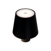 SECURIT Flaschenleuchte PARIS LP-PA-BL schwarz, Akku, dimmbar