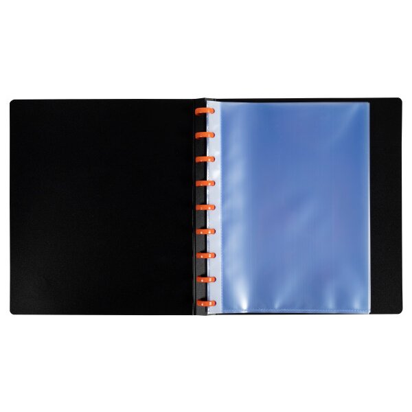 EXACOMPTA Sichtbuch Exaview A5 86034E schwarz 30 Taschen