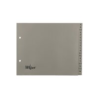 BÜROLINE Répertoires PP 1/2 h. 40963 gris A-Z...