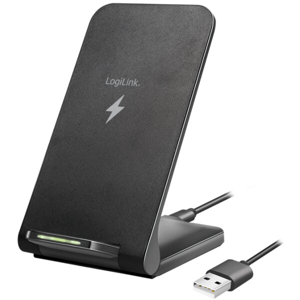 LogiLink Chargeur par induction, 15 watts, noir