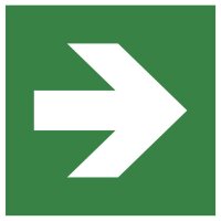 EXACOMPTA Plaque de signalisation Flèche droite