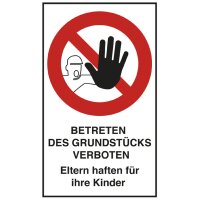 EXACOMPTA Hinweisschild "Kundenparkplatz", blau weiss