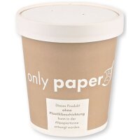 NATURE Star Gobelet à soupe Only Paper, rond, 450...