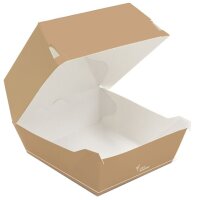 NATURE Star Burgerbox Carta, Klappdeckel, 140 x 140 x 85 mm