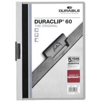 DURABLE DURACLIP ORIGINAL 60 Chemises à pince, A4,...