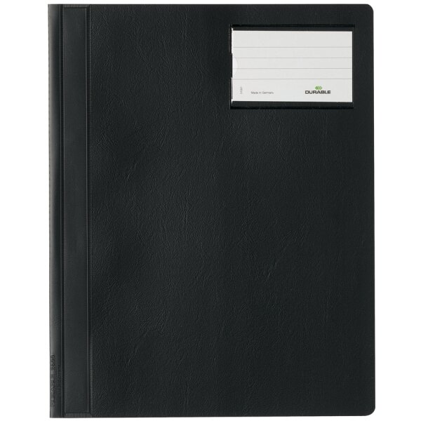 DURABLE Schnellhefter, DIN A4, aus PVC, schwarz