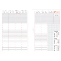 bind Recharge 2026 pour agenda A5 modèle 15501