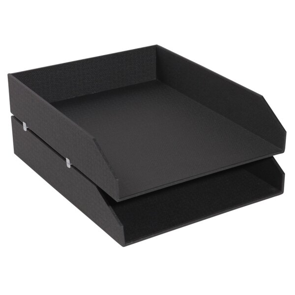 EXACOMPTA Briefablagen-Set Office by Me, DIN A4+, schwarz