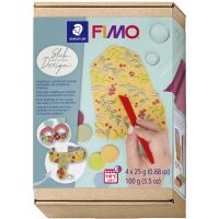 FIMO Kit de pâte à modeler SOFT design slab, à cuire au four