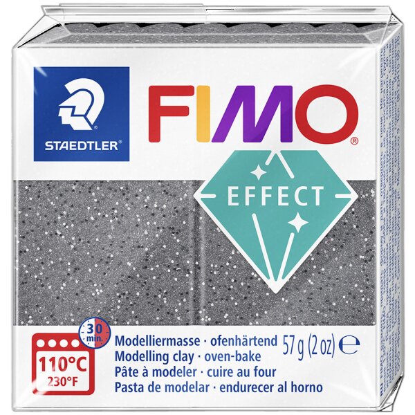 FIMO Pâte à modeler EFFECT, 57 g, blanc granit