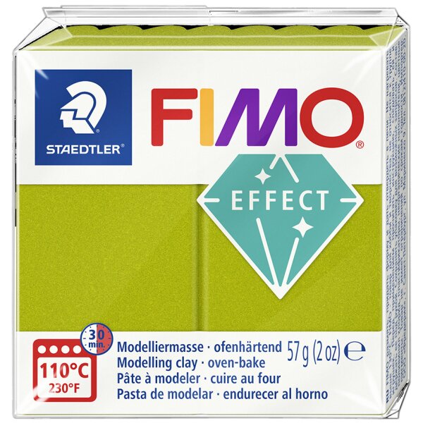 FIMO Pâte à modeler EFFECT, 57 g, turquoise métallisé