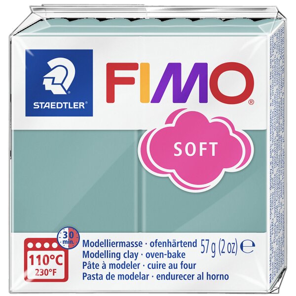 FIMO Pâte à modeler SOFT, ocean wave, 57 g