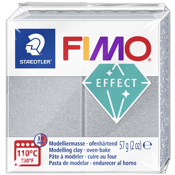 FIMO Pâte à modeler EFFECT, 57 g, orange métallisé