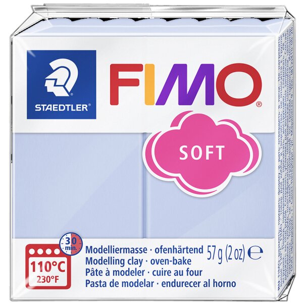 FIMO Pâte à modeler SOFT, papaya sorbet, 57 g