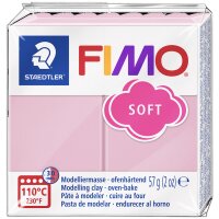 FIMO Pâte à modeler SOFT, papaya sorbet, 57 g