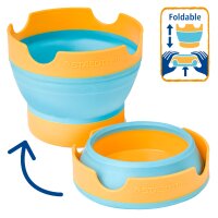 STAEDTLER Gobelet Noris junior, turquoise/jaune soleil