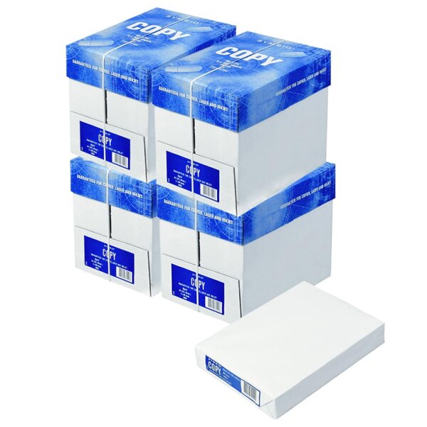 SYMBIO Copy Universalpapier weiss A4 80g - 4 Kartons (10000 Blatt)