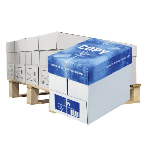 SYMBIO Copy Universalpapier weiss A4 80g - 1/4 Palette (25000 Blatt)