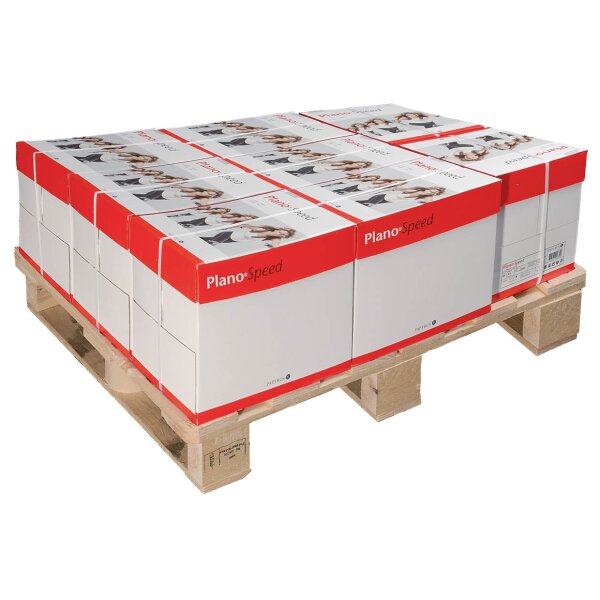 PLANO SPEED Universalpapier weiss A4 80g - 1/4 Palette (25000 Blatt)