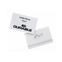DURABLE Namensschild 860419 90x54mm 10 Stück