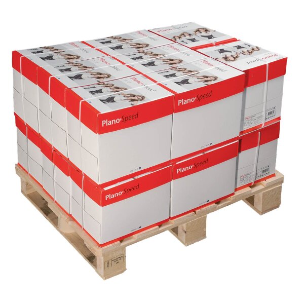 PLANO SPEED Universalpapier weiss A4 80g - 1/2 Palette (50000 Blatt)