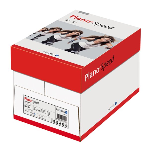PLANO SPEED Universalpapier weiss A4 80g - 1/2 Palette (50000 Blatt)