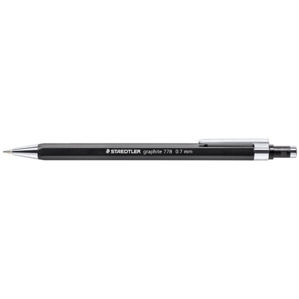 STAEDTLER Porte-mines graphite 778, 0,7 mm, noir