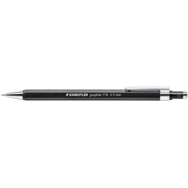 STAEDTLER Porte-mines graphite 778, 0,7 mm, noir