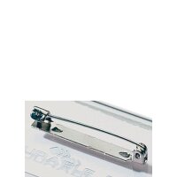 DURABLE Namensschild, mit Plattennadel, 75 x 40 mm