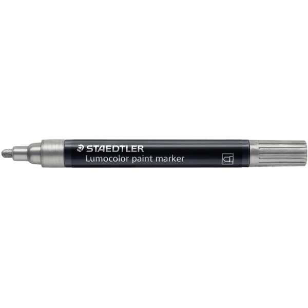 STAEDTLER Marqueur acrylique paint marker Lumocolor, argent