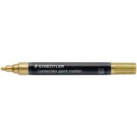 STAEDTLER Marqueur acrylique paint marker Lumocolor, argent