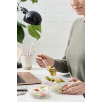 smartstore Frischhaltebox, 0,8 Liter, grau transparent