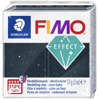 FIMO Pâte à modeler EFFECT, 57 g, noir granit