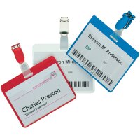 DURABLE Porte-badge, ouvert sur le haut, à clip,...