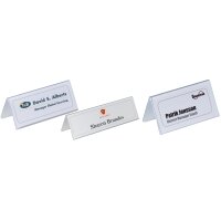 DURABLE Chevalet porte-nom, forme de toit, en carton solide