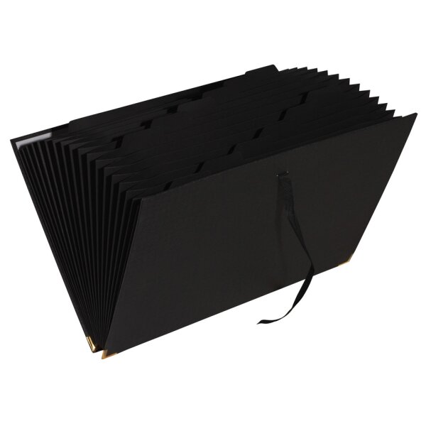 EXACOMPTA Fächermappe Office by Me, 18 Fächer, schwarz