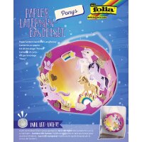 folia Laternen-Bastelset "PONY", pink