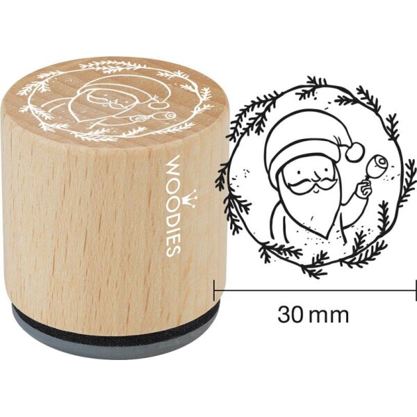 COLOP Tampon à motif Woodies boules de Noël