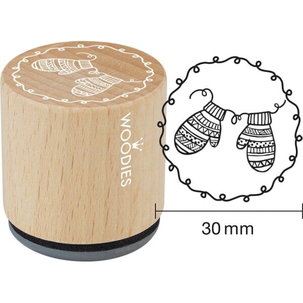 COLOP Tampon à motif Woodies boules de Noël