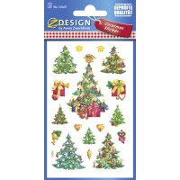 AVERY Zweckform ZDesign sticker Noel Arbres de Noel