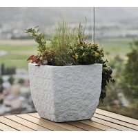 tera Cube à plantes Lithos 40, stone grey